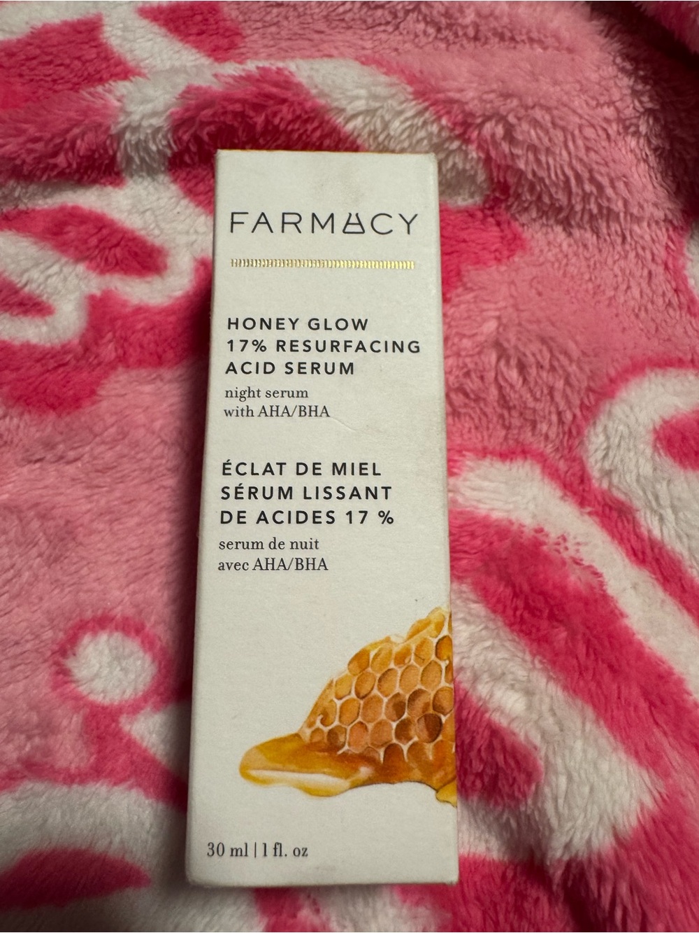 Farmacy Honey Glow Resurfacing Acid Serum - New in Box